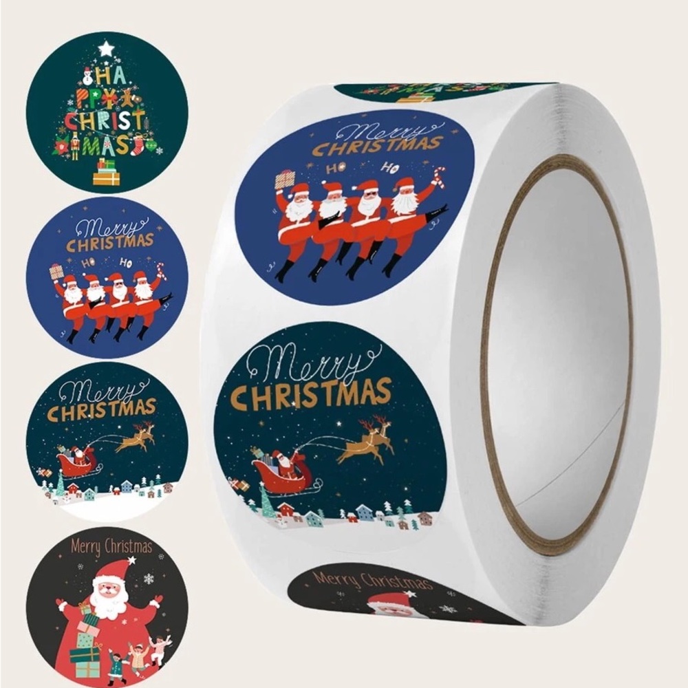 500 pcs - Christmas Stickers